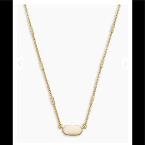 Fern Pendant Necklace In Gold